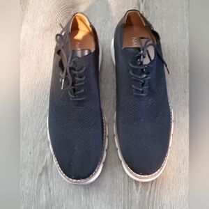 Nautica Men's Black Lace-Up Oxfords